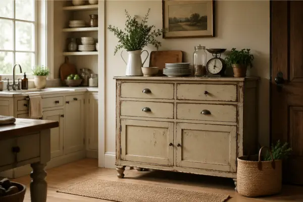 the Add a Freestanding Vintage Cabinet or Dresser