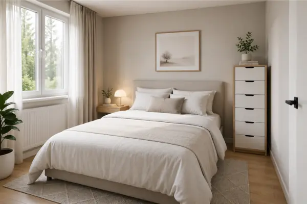 Bed Plus Single Narrow Dresser Styled to Glow the Bed Plus Single Narrow Dresser
