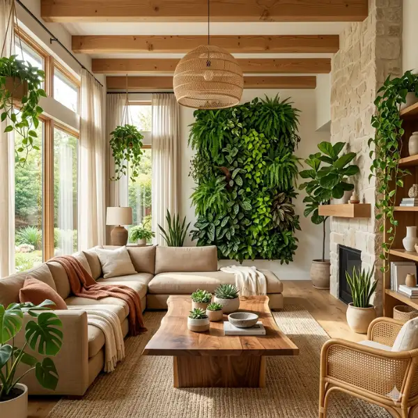 the Biophilic Living Room