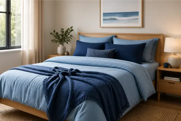 the Blue Bedding Focus Design