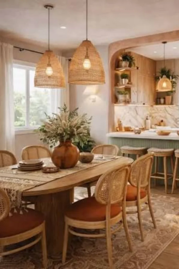 Bohemian Terracotta Textile Spread Styled to Glow the Bohemian Terracotta Textile Spread