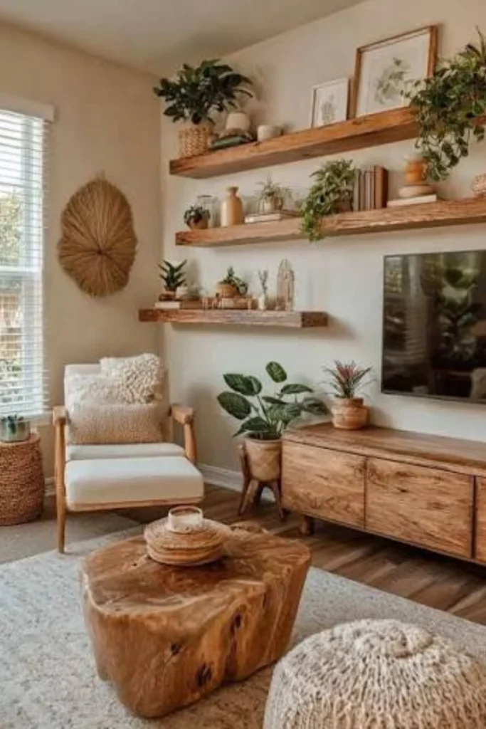 Boho Textured Nature Corner Styled to Glow the Boho Textured Nature Corner