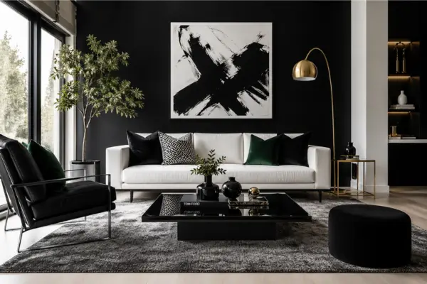 Bold Black and White Styled to Glow the Bold Black and White