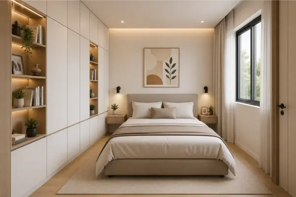 Built In Wall Storage Styled to Glow the Built In Wall Storage