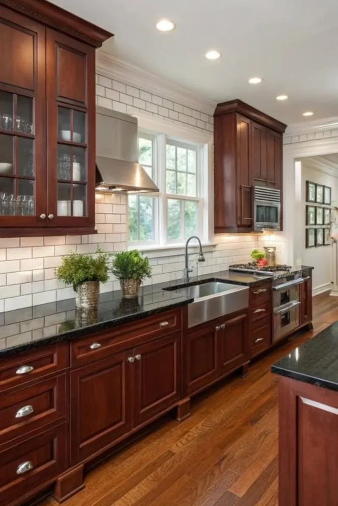 Burgundy Cabinet Sophistication Styled to Glow the Burgundy Cabinet Sophistication