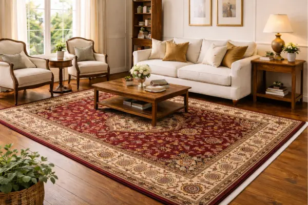 Burgundy Persian Rugs Styled to Glow the Burgundy Persian Rugs