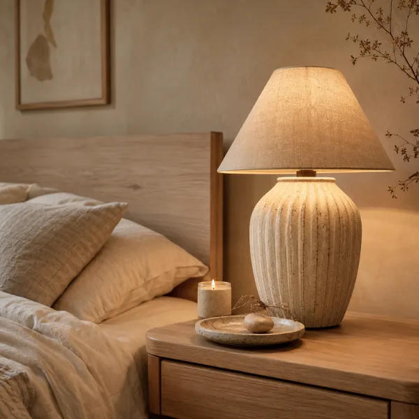 Ceramic Wabi Sabi Table Lamp Styled to Glow the Ceramic Wabi Sabi Table Lamp