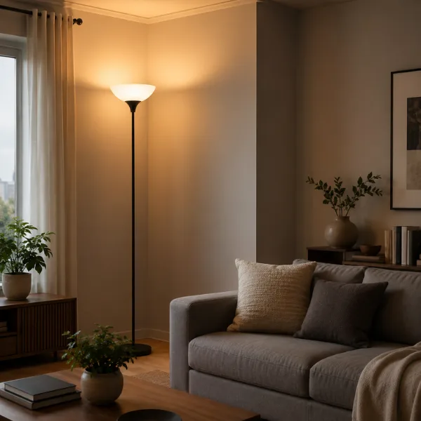 the Classic Torchiere Uplighter Lamp