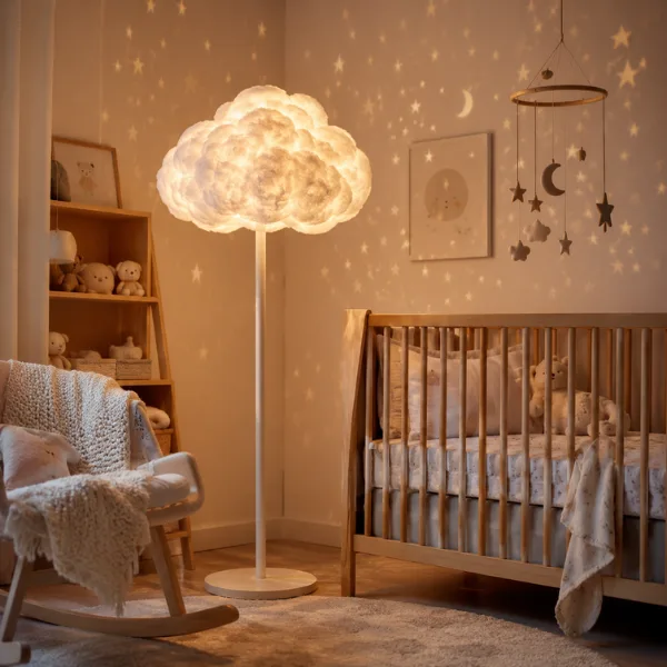 Cloud Night Light Tall Standing Floor Lamp Styled to Glow the Cloud Night Light Tall Standing Floor Lamp