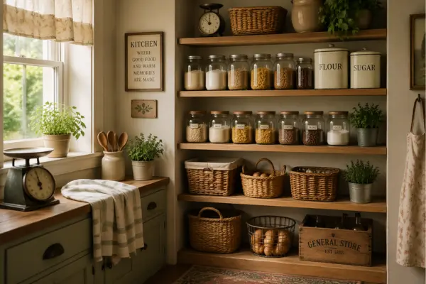 the Create a Styled Pantry Area