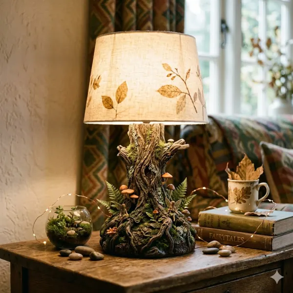 Enchanted Woodland Fairy Forest Lamp Styled to Glow the Enchanted Woodland Fairy Forest Lamp