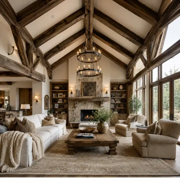 Exposed Timber Beam Vaulted Ceiling Retreat 1 Styled to Glow the Exposed Timber Beam Vaulted Ceiling Retreat 1