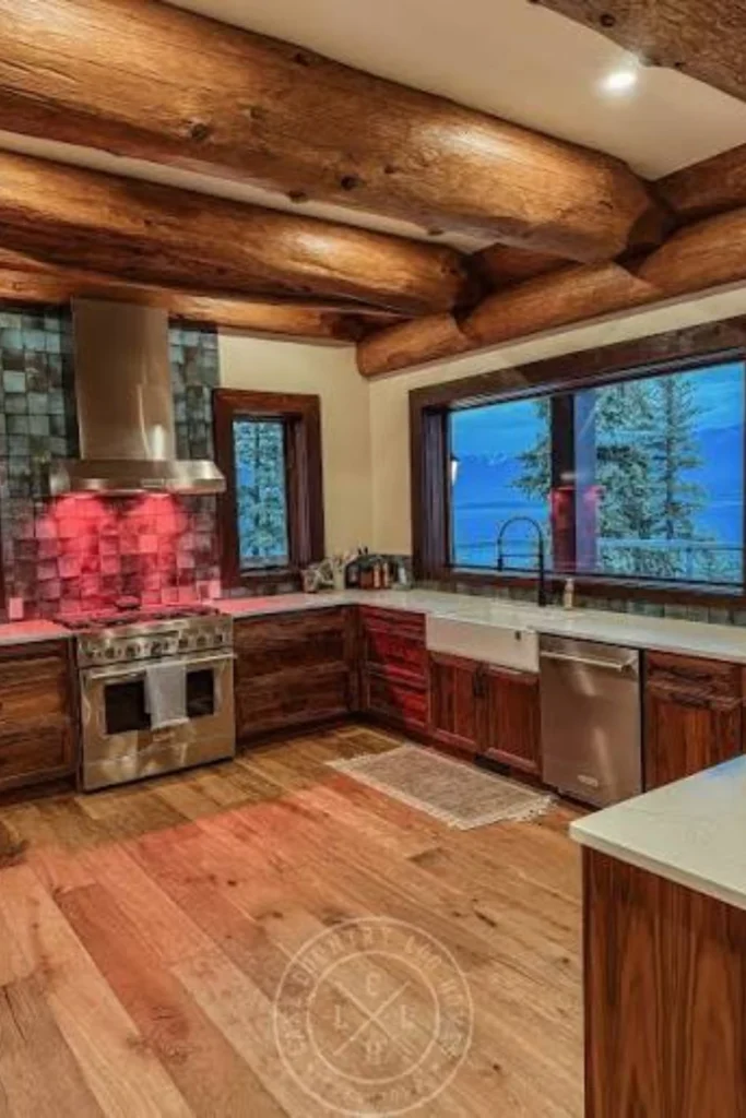 Farmhouse Red and Wood Combo Styled to Glow the Farmhouse Red and Wood Combo