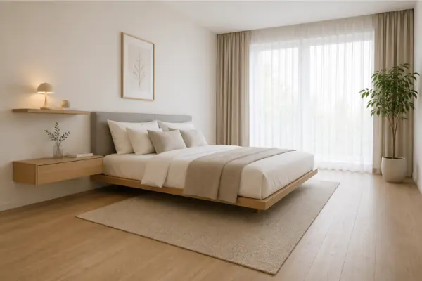 Floating Furniture Bedroom Styled to Glow the Floating Furniture Bedroom