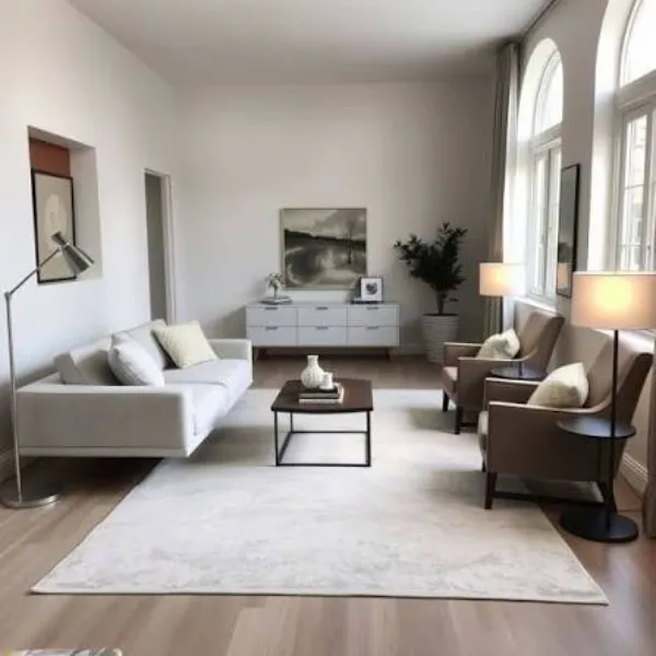 Floating Sofa Layout Styled to Glow the Floating Sofa Layout