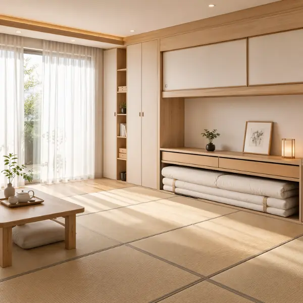 the Futon Folding Bedroom Concept