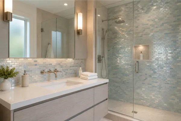 the Glass Mosaic Tile Accent