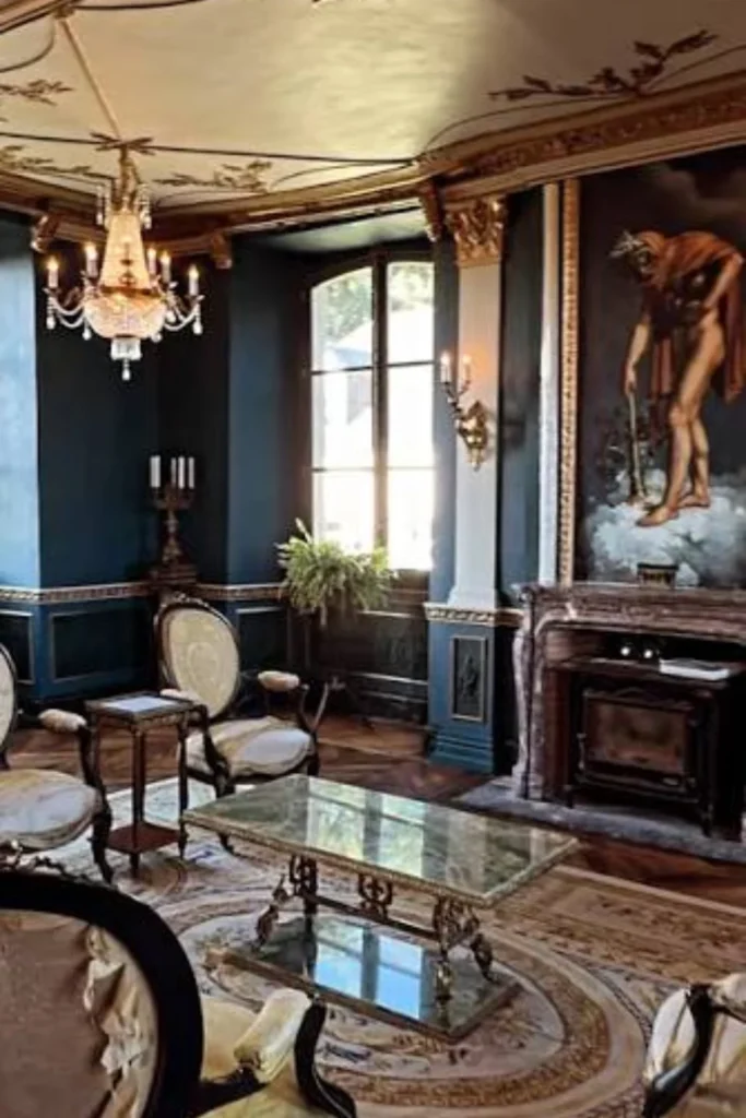 Grand French Chateau Salon Styled to Glow the Grand French Chateau Salon