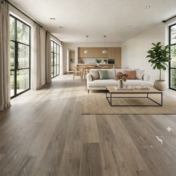 Greige Wide Plank Luxury Vinyl Plank LVP Styled to Glow the Greige Wide Plank Luxury Vinyl Plank LVP