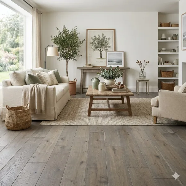 Grey Stained Oak Wood Flooring Styled to Glow the Grey Stained Oak Wood Flooring
