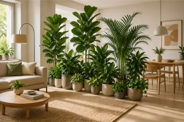 Indoor Plant Partition Styled to Glow the Indoor Plant Partition