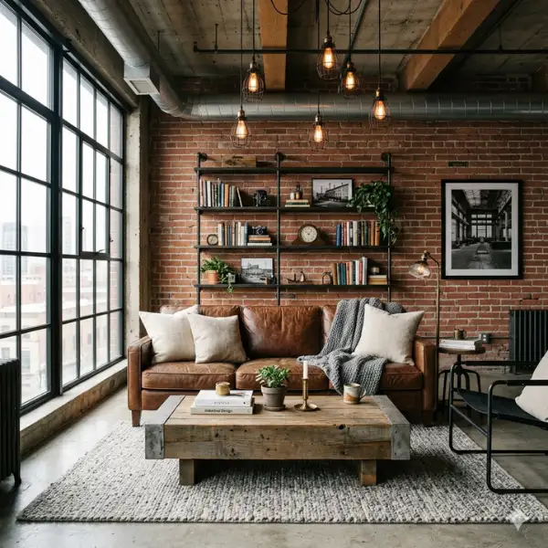 Industrial Loft Styled to Glow the Industrial Loft