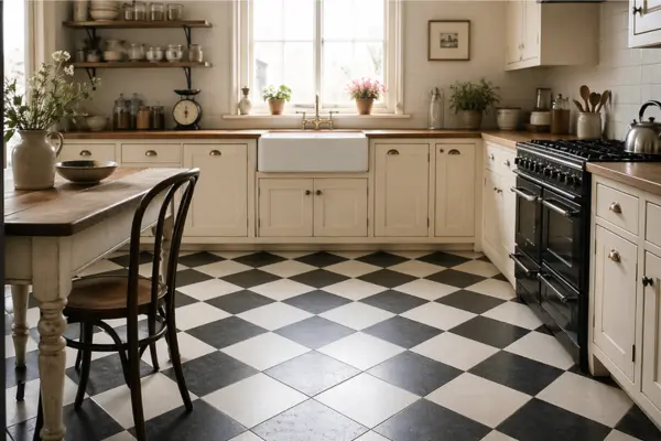 the Install a Checkerboard Floor
