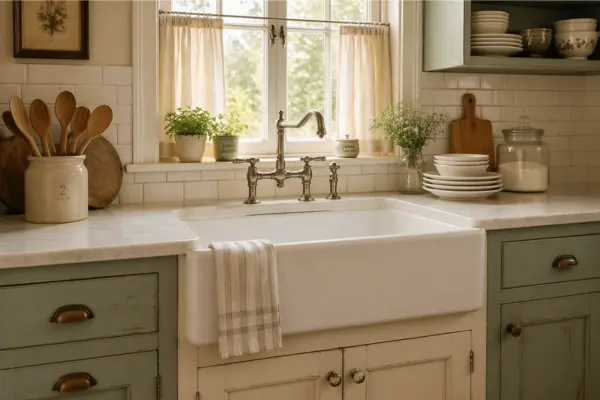 the Install an Apron Front Sink