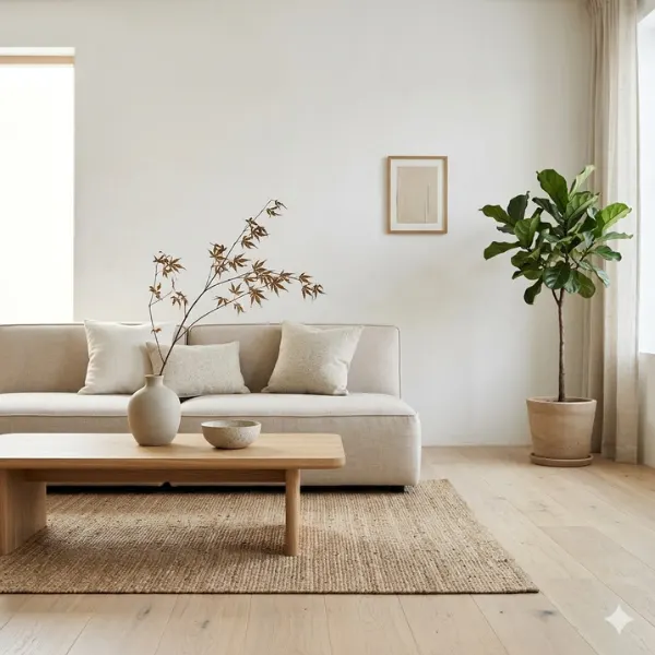 the Japandi Zen White Space