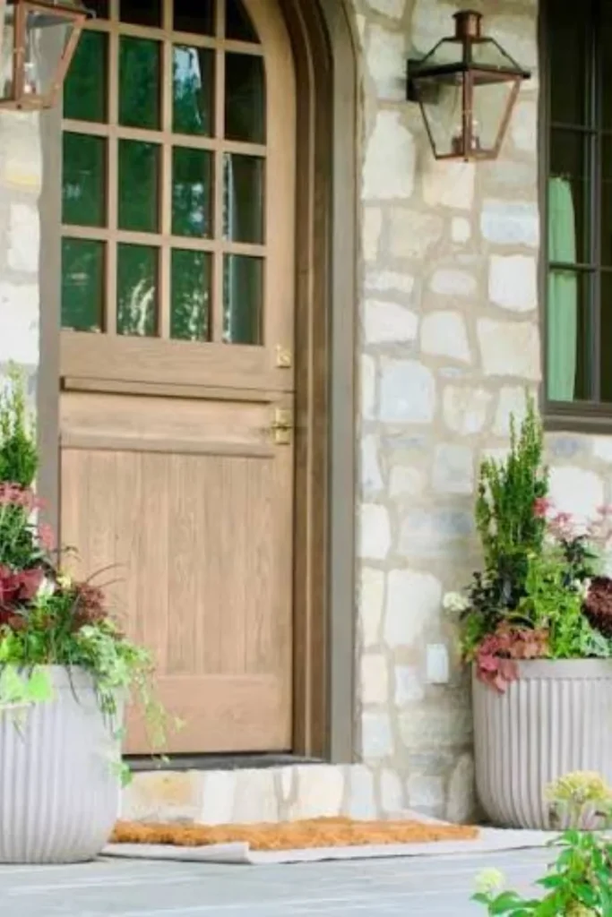 Layered Potted Plant Display Styled to Glow the Layered Potted Plant Display