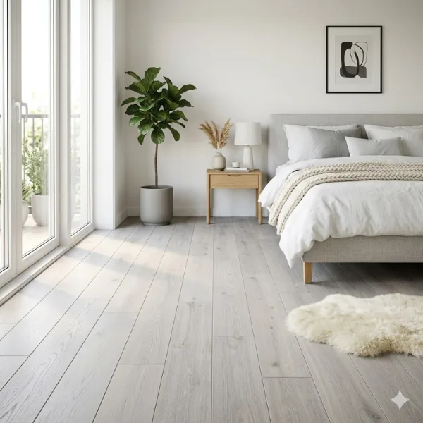 Light Grey Scandinavian Plank Flooring Styled to Glow the Light Grey Scandinavian Plank Flooring