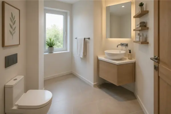 Make Use of Corner Fixtures in Awkward Layouts Styled to Glow the Make Use of Corner Fixtures in Awkward Layouts