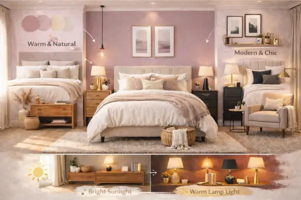 the Mauve Mist bedroom color
