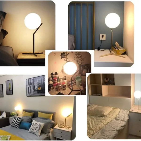 Mid Century Globe Table Lamp Styled to Glow the Mid Century Globe Table Lamp