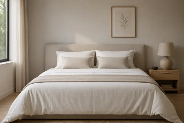 Minimal Bed Styling Styled to Glow the Minimal Bed Styling