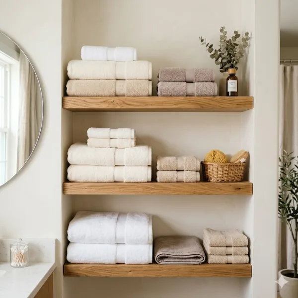 Minimal Towel Color Coordination Styled to Glow the Minimal Towel Color Coordination