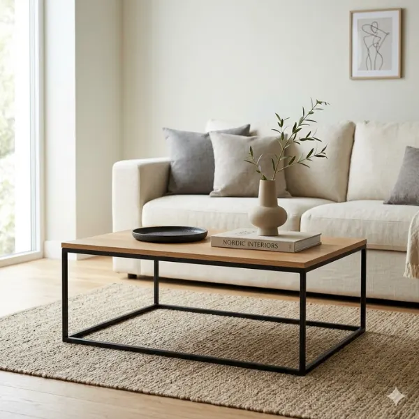 Minimalist Black Steel Coffee Table Moment Styled to Glow the Minimalist Black Steel Coffee Table Moment