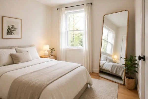 Mirror Bright Bedroom Styled to Glow the Mirror Bright Bedroom
