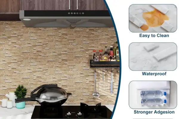 the Mixed Width Stone Strips tiles for backsplash amazon
