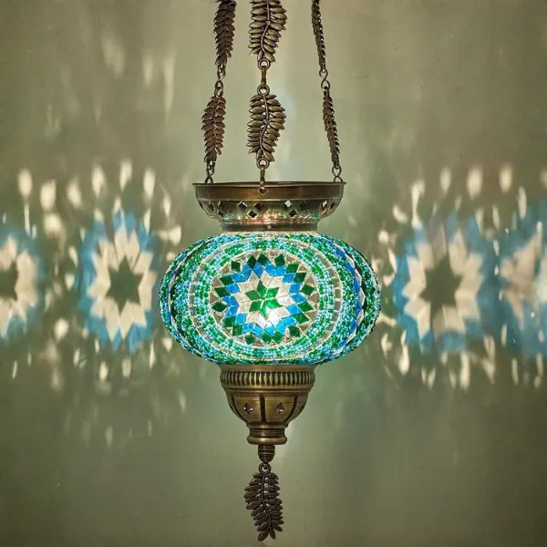 Moroccan Hanging Lantern Lamp Styled to Glow the Moroccan Hanging Lantern Lamp