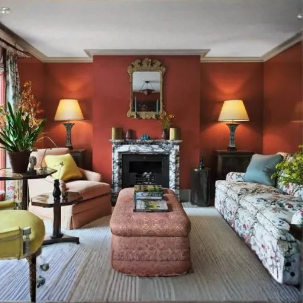 Moroccan Inspired Warm Rug as the Foundation Styled to Glow the Moroccan Inspired Warm Rug as the Foundation
