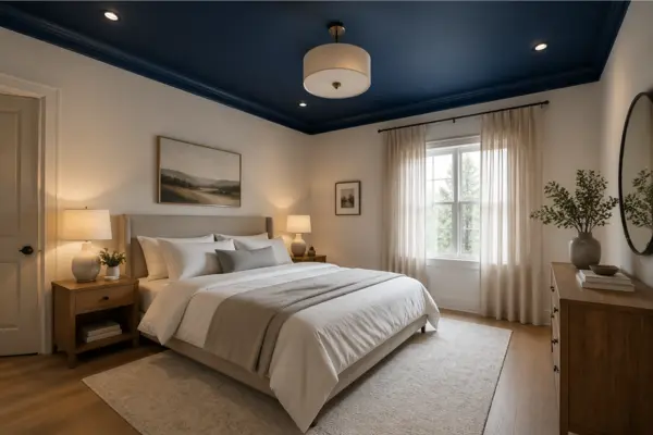 the Ocean Theme Blue Bedroom