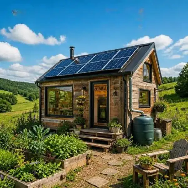 Off Grid Solar Powered Rustic Cabin Styled to Glow the Off Grid Solar Powered Rustic Cabin