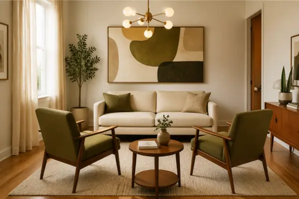 the Olive and Cream Conversation Corner