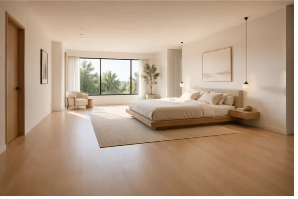 Open Layout with Clear Pathways Styled to Glow the Open Layout with Clear Pathways