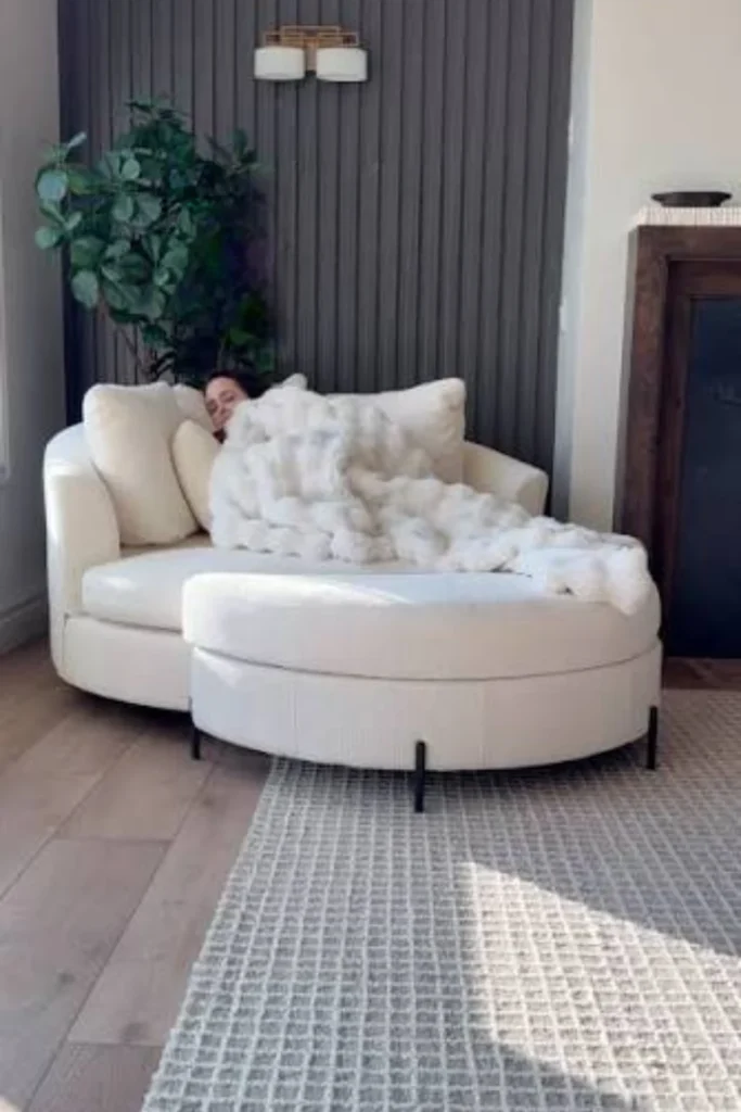 Oversized Corner Lounger Styled to Glow the Oversized Corner Lounger
