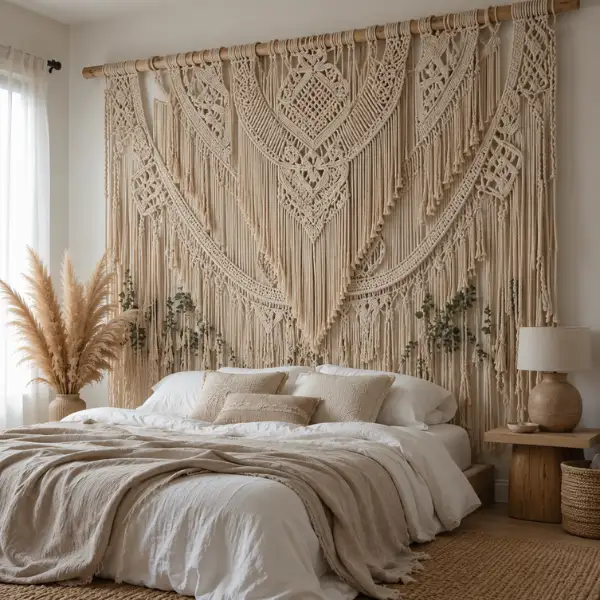 the Oversized Macrame Statement Wall