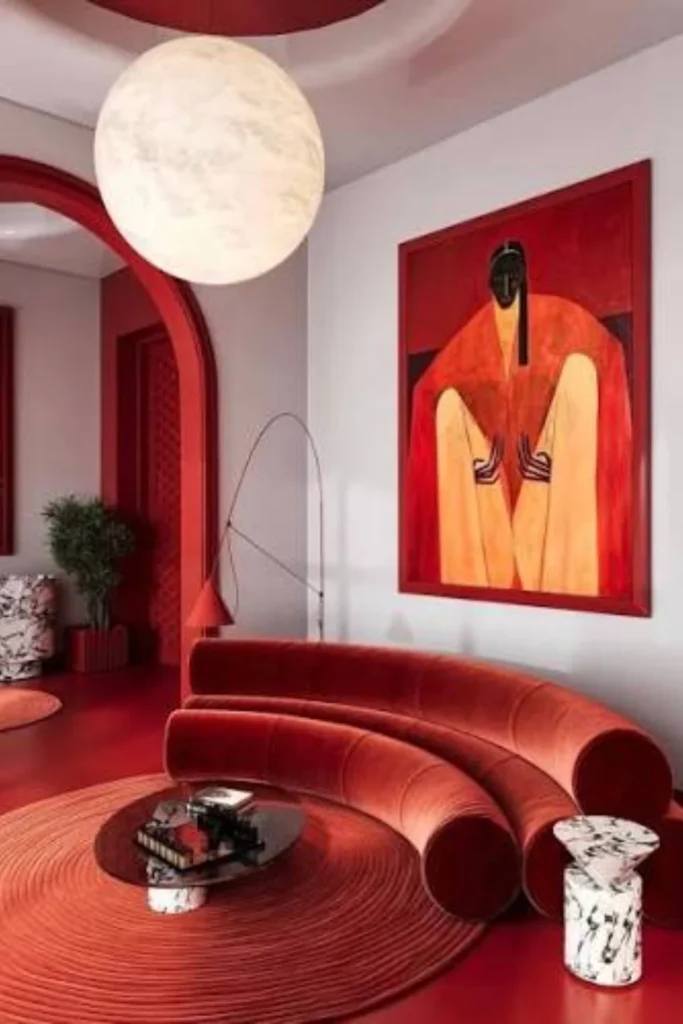 Pillar Box Red Gloss Paint Drama Styled to Glow the Pillar Box Red Gloss Paint Drama