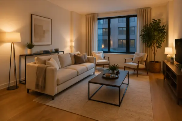 Pull the Furniture Slightly Away from the Walls Styled to Glow the Pull the Furniture Slightly Away from the Walls