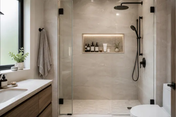 the Recessed Shower Niches